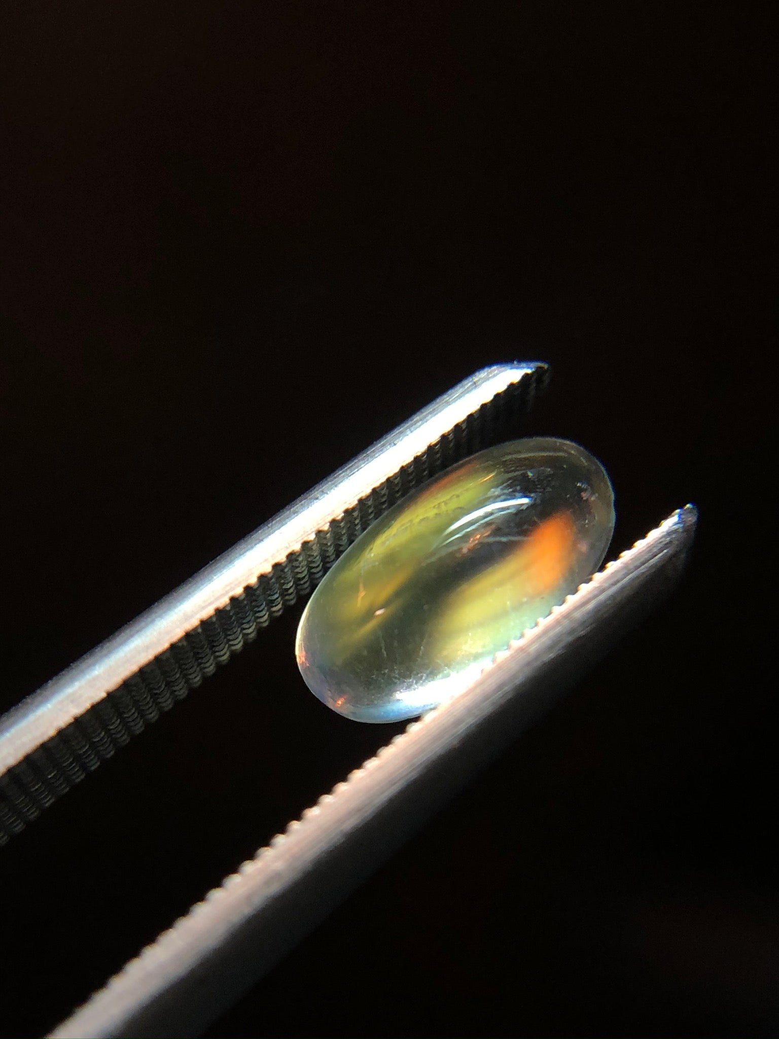 Oval Rainbow Moonstone Cabochon