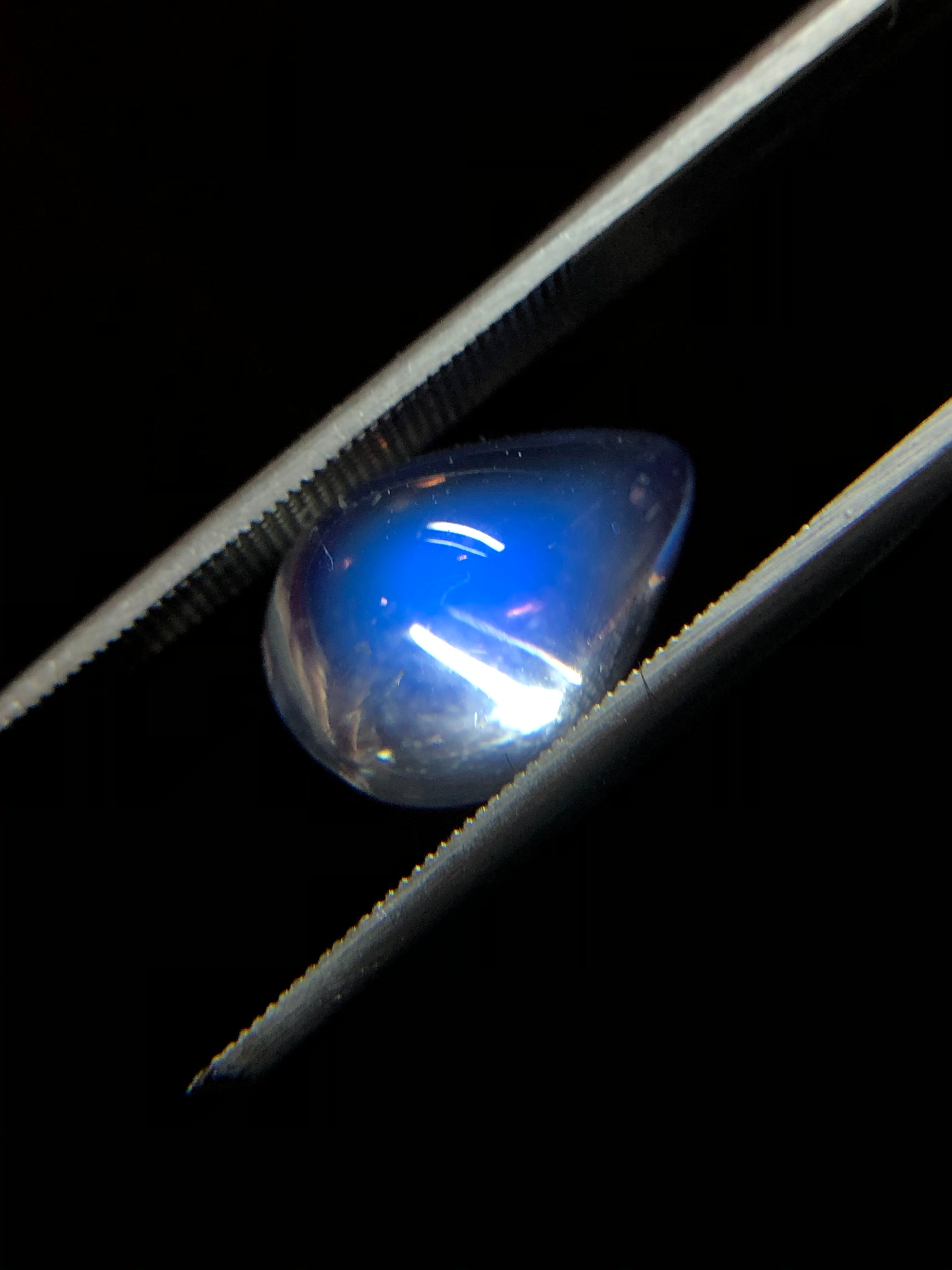 Teardrop Rainbow Moonstone Cabochon
