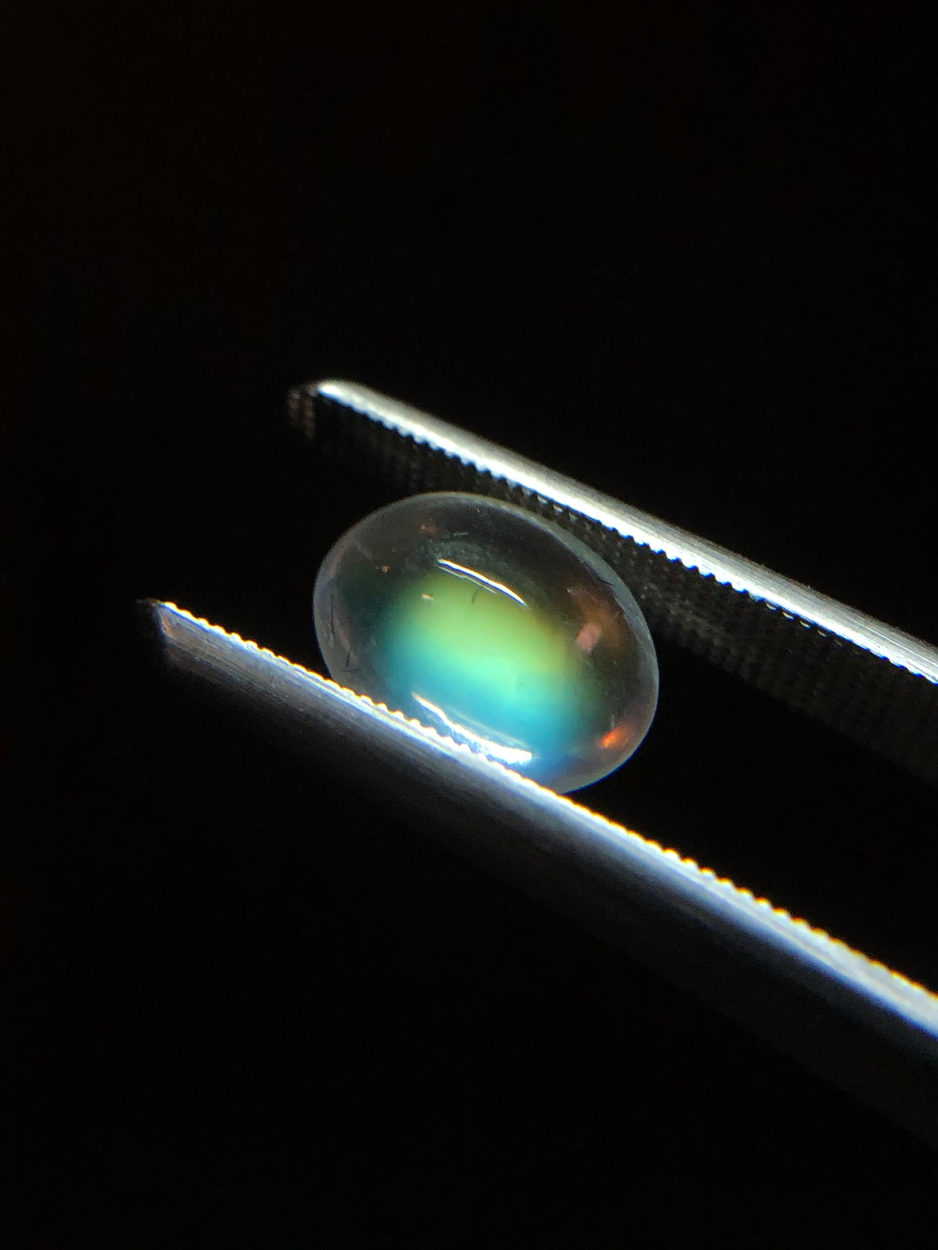 Oval Rainbow Moonstone Cabochon